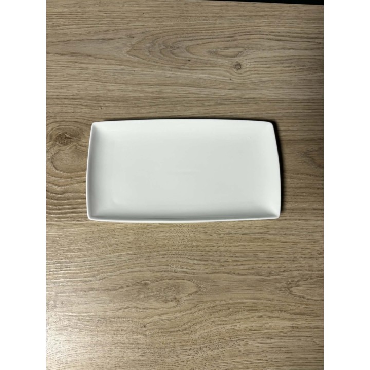 Assiettes rectangles dessert/entrée