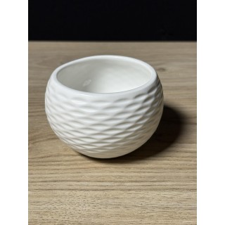 Bols blancs martelés