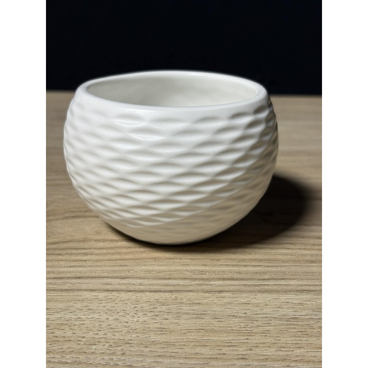 Bols blancs martelés