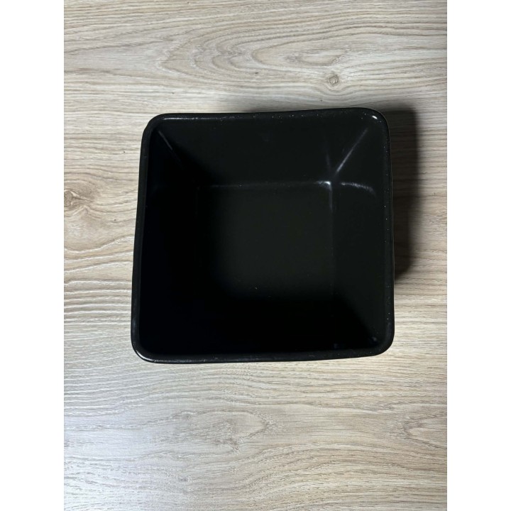 Saladier carré noir