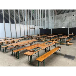 Table et banc brasseur