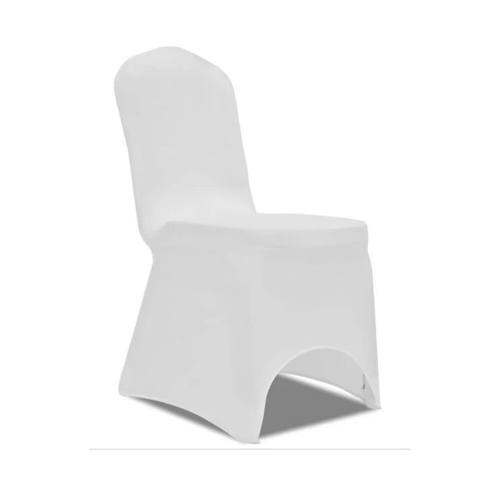 Housse de chaise blanche stretch