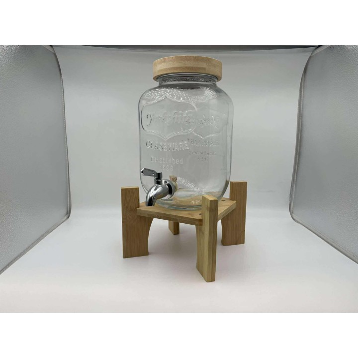 Distributeur de Boissons avec Robinet  5 L en Verre