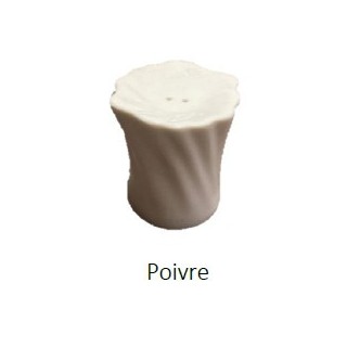 Poivrière porcelaine remplie