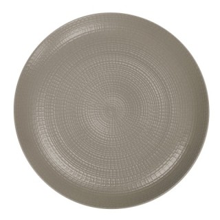 Assiette plate Modulo Terre d'ombre