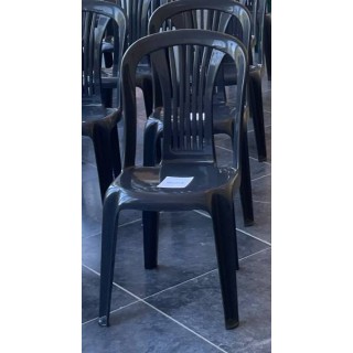 Chaise plastique anthracite