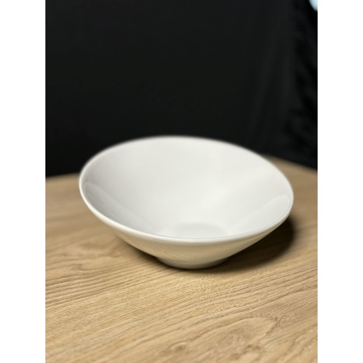 Assiettes rondes inclinés