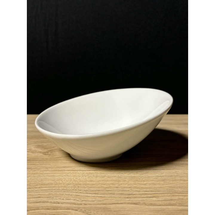 Assiettes rondes inclinés