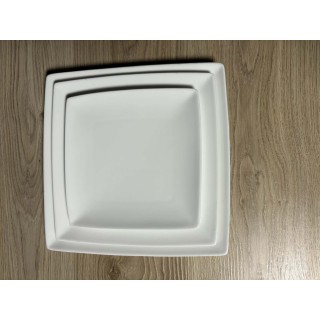 Service assiettes carrées