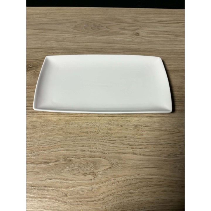 Assiettes rectangles dessert/entrée