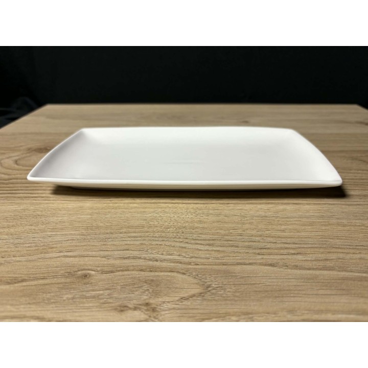 Assiettes rectangles dessert/entrée